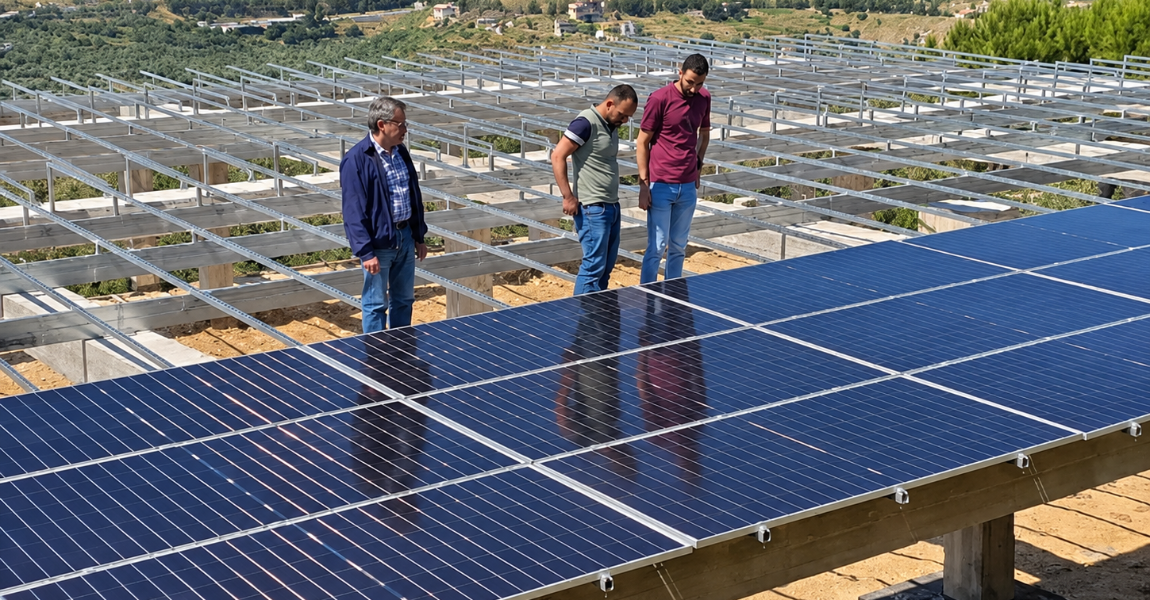 Solar installations supporting access to water and sanitation in Lebanon