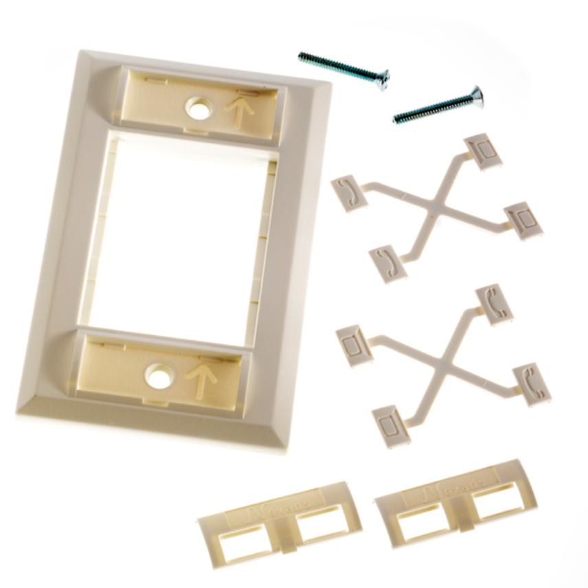 LANmark espelho 4x2 compativel módulo 45x20