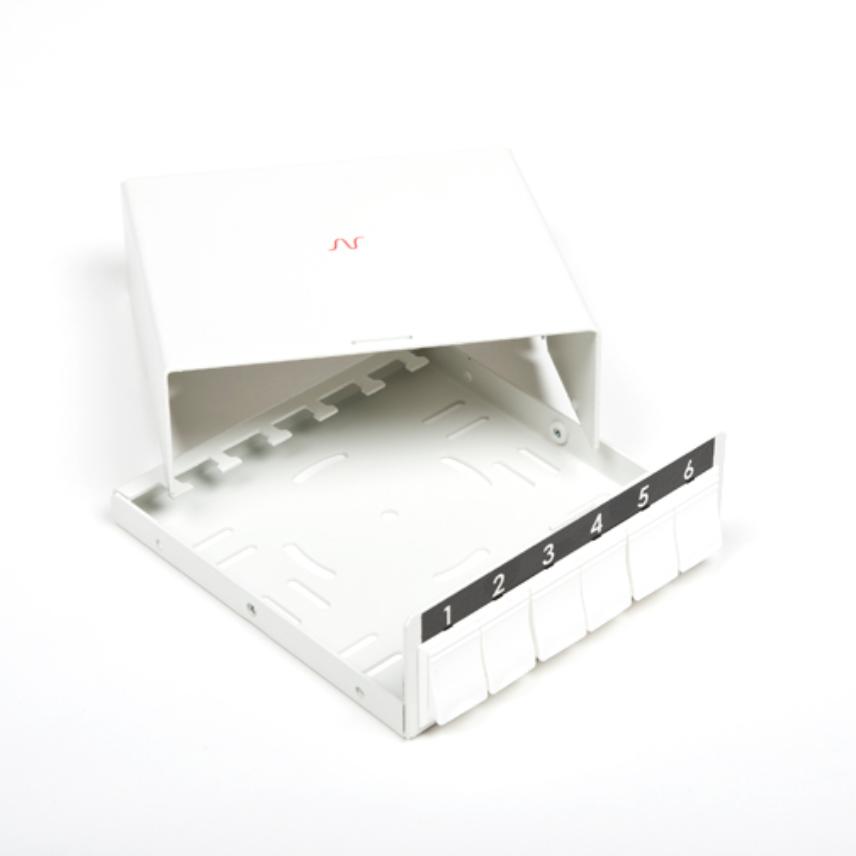 ZD box 6 Snap-In White