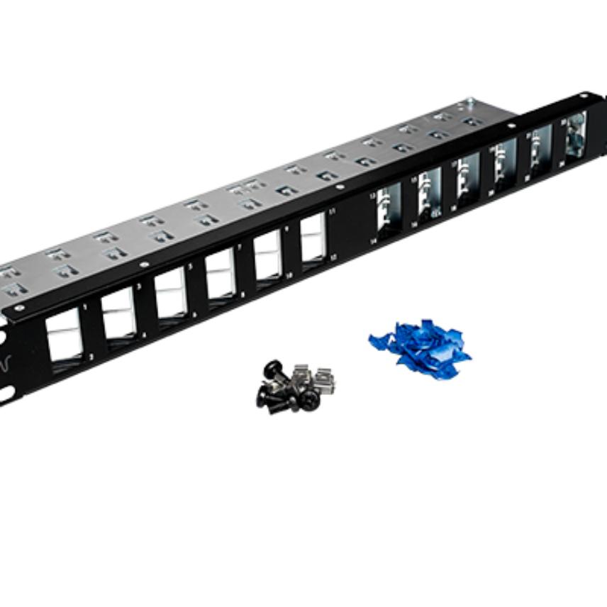Patch Panel 24P Angular Reto Keystone
